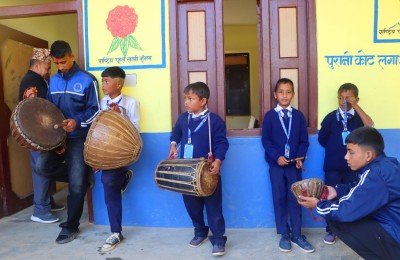  मौलिक पन्चैबाजा संरक्षण जुटे विद्यार्थी 